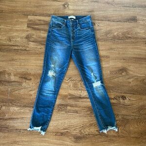 Abercrombie & Fitch The Super Skinny Ankle High Rise Curve Love Jeans. 27/4R.